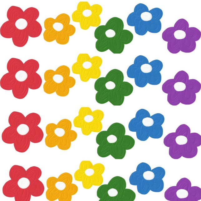 rainbow blossom tank top (rainbow flowers)