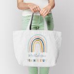 Rainbow blue yellow personalised mug cute gift tot large tote bag<br><div class="desc">Rainbow blue yellow personalised mug cute gift.</div>