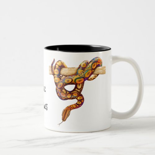 Rainbow Boa Snake Customizable Mug