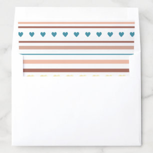 Rainbow Boho Baby Shower Envelope Liner