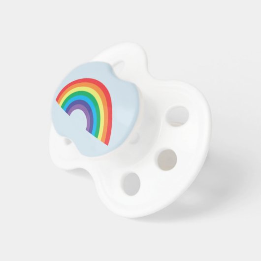 Rainbow BooginHead (0-6 monts) Pacifier (Front Right)