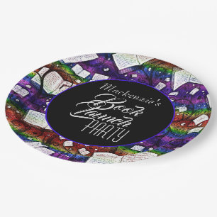 Rainbow Book Launch Party Paper Plates