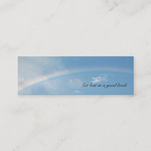 Rainbow Bookmarks Mini Business Card