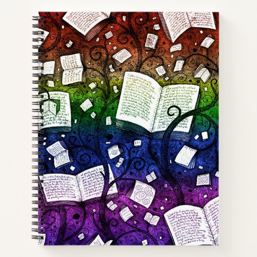 Rainbow Books Background