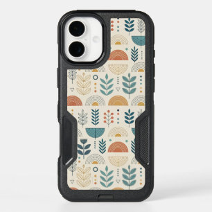 Rainbow Botanical Minimalist iPhone 16 Plus Case