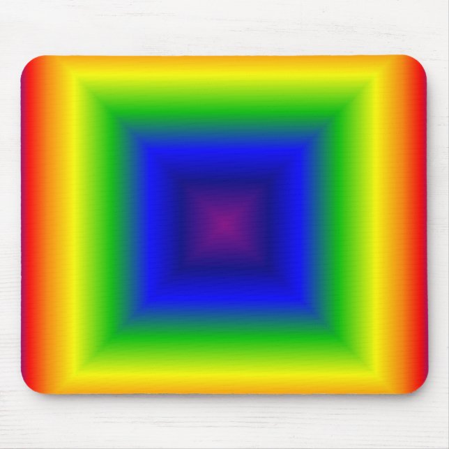 Rainbow box mouse pad (Front)
