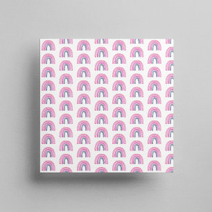 Rainbow Boy Baby Shower Square Napkins