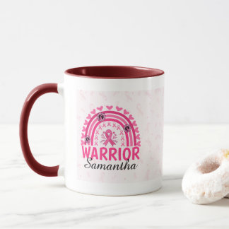 Rainbow Breast Cancer Warrior Mug