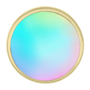 Rainbow Bridge Aesthetic Gold Finish Lapel Pin