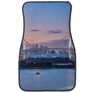 Rainbow Bridge at twilight Car Mat