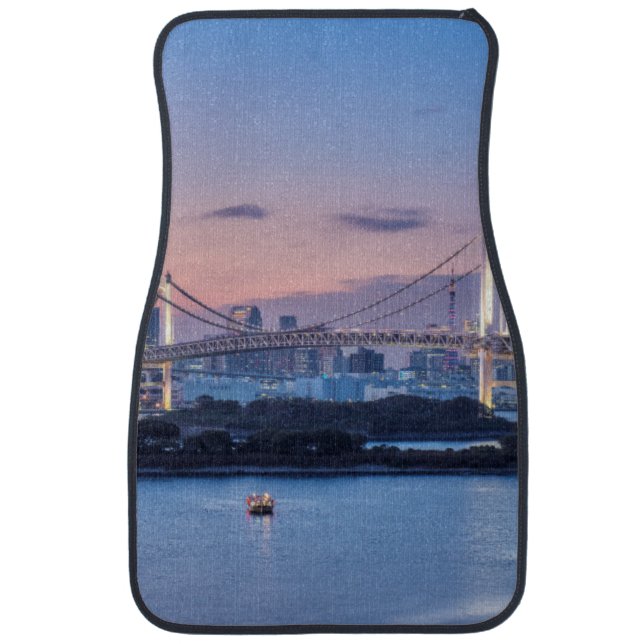 Rainbow Bridge at twilight Car Mat (Front)