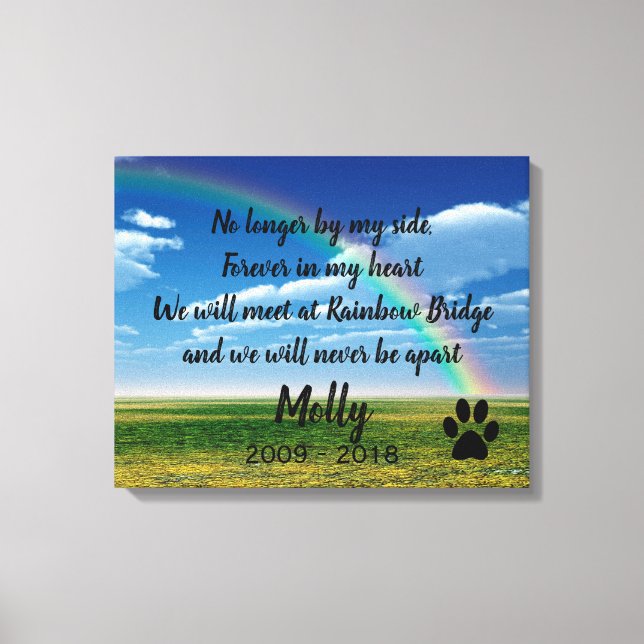 Rainbow Bridge Canvas Print (Front)
