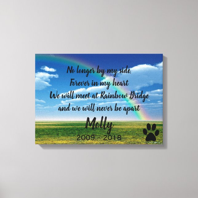 Rainbow Bridge Canvas Print (Front)