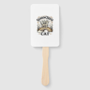 Rainbow Bridge Cat Cat Memorial Rainbow Bridge Vin Hand Fan