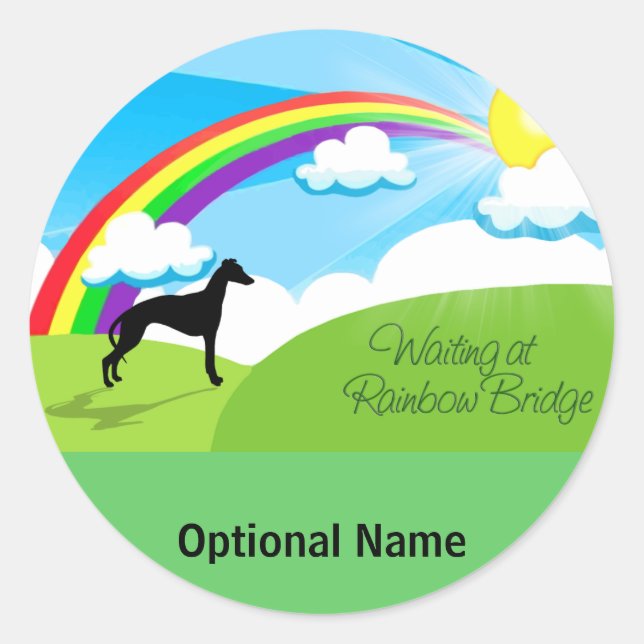 Rainbow Bridge Classic Round Sticker (Front)