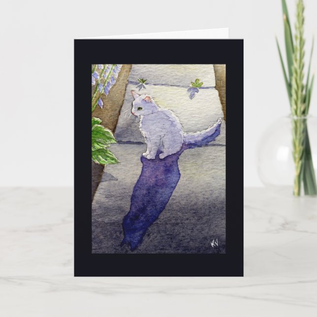 Rainbow Bridge condolence card (Front)