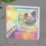 Rainbow Bridge Custom Photo Pet Memorial Dog Cat Wooden Box Sign
