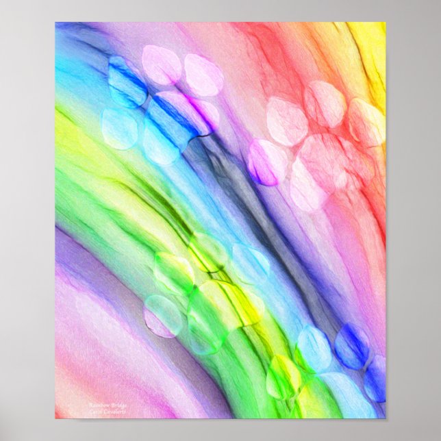 Rainbow Bridge Dogs Fine Art Poster/Print Poster (Front)