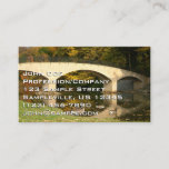 Rainbow Bridge in Fall at Grove City College Business Card