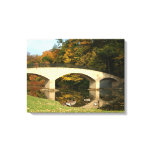 Rainbow Bridge in Fall at Grove City College Canvas Print