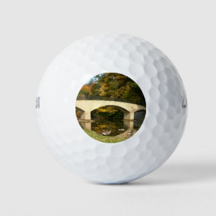 Rainbow Bridge in Fall at Grove City College Golf Balls