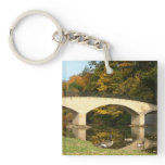 Rainbow Bridge in Fall at Grove City College Keychain