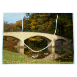 Rainbow Bridge in Fall at Grove City College Large Gift Bag