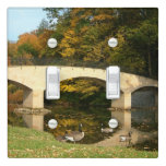 Rainbow Bridge in Fall at Grove City College Light Switch Cover