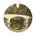 Rainbow Bridge in Fall at Grove City College Ornament