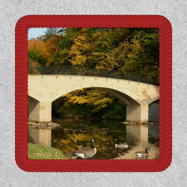 Rainbow Bridge in Fall at Grove City College Patch (Front)