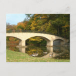Rainbow Bridge in Fall at Grove City College Postcard