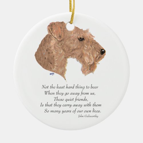 Rainbow Bridge Keepsake Ceramic Ornament