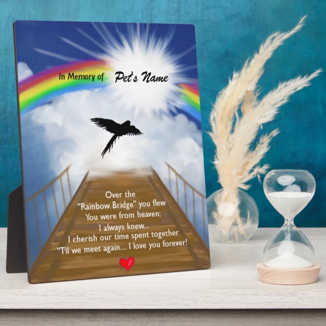 rainbow bridge poem for birds