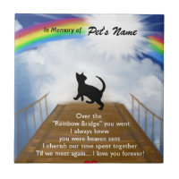 Rainbow Bridge Memorial Poem for Cats