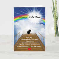 Rainbow Bridge Memorial Poem for Hamsters