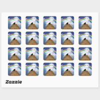 Rainbow Bridge Envelope Seal Stickers