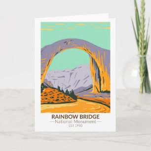 Rainbow Bridge National Monument Utah Vintage Card