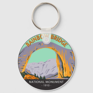 Rainbow Bridge National Monument Utah Vintage Keychain