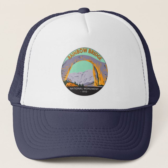 Rainbow Bridge National Monument Utah Vintage Trucker Hat (Front)