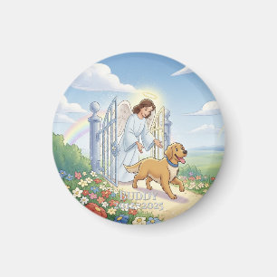 Rainbow Bridge – Personalized Pet Memorial Magnet