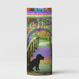 Rainbow Bridge Pet Memorial Candles Decoration