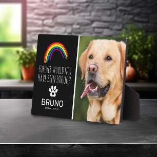 Rainbow Bridge Pet Memorial Keepsake Plaque