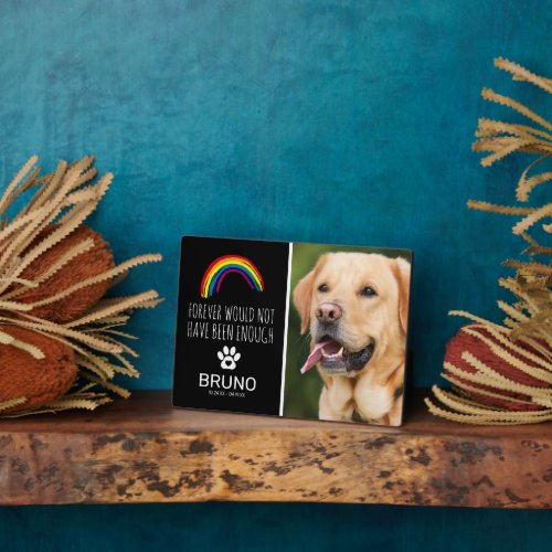 Rainbow Bridge  Pet Memorial Keepsake Plaque
