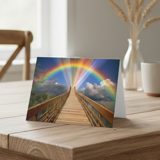 Rainbow Bridge Pet Memorial Loss Cat Dog Card (Creator Uploaded)