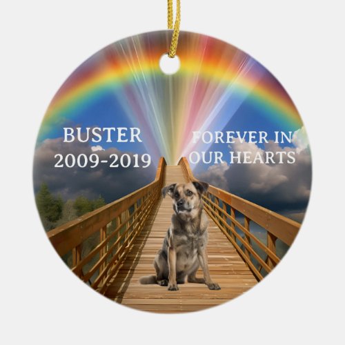 Rainbow Bridge Pet Memorial Loss Customize 