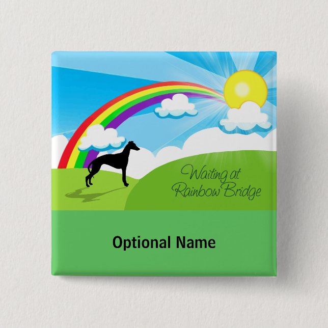 Rainbow Bridge Pinback Button (Front)