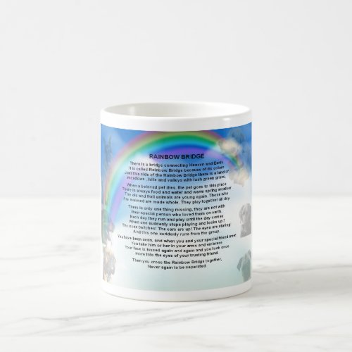 Rainbow Bridge Poem Coffee Mug