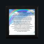 Rainbow Bridge Poem Keepsake Box<br><div class="desc">A great gift for someone who has lost a pet recently.</div>