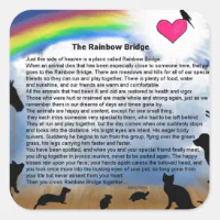 Rainbow Bridge Envelope Seal Stickers