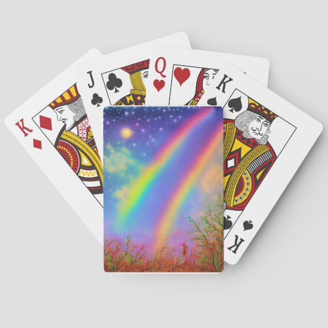 Rainbow bridge poker cards (Back)
